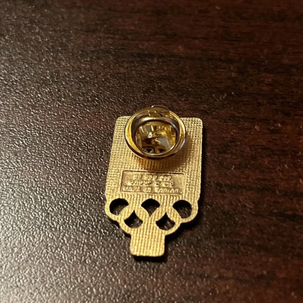 McDonald's 1992‎ Barcelona Olympics Gymnastics Event Employee Lapel Hat Pin